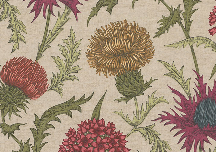 Acanthium, Garnet - Made to Measure Curtains - Image 8